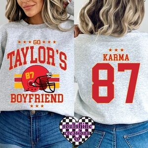 Go Taylor’s Boyfriend Karma 87 Sweatshirt